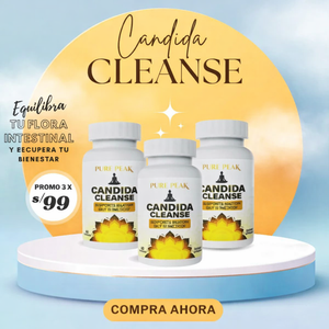CÁNDIDA CLEANSE X3 SUPLEMENTO NATURAL