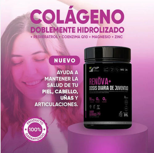 Pack 3 Meses Colágeno Renova +2 Shaker Gratis
